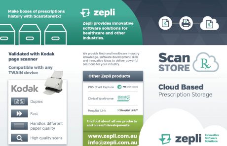 Zepli's ScanStoreRx DL Brochure: Outside Page